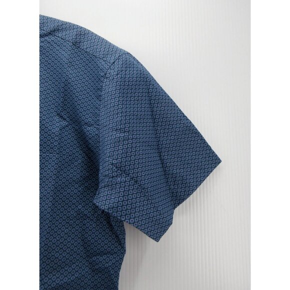 Peter Millar Shirt Small Crown Button Down Geometric Pocket Preppy NEW - Picture 3 of 11